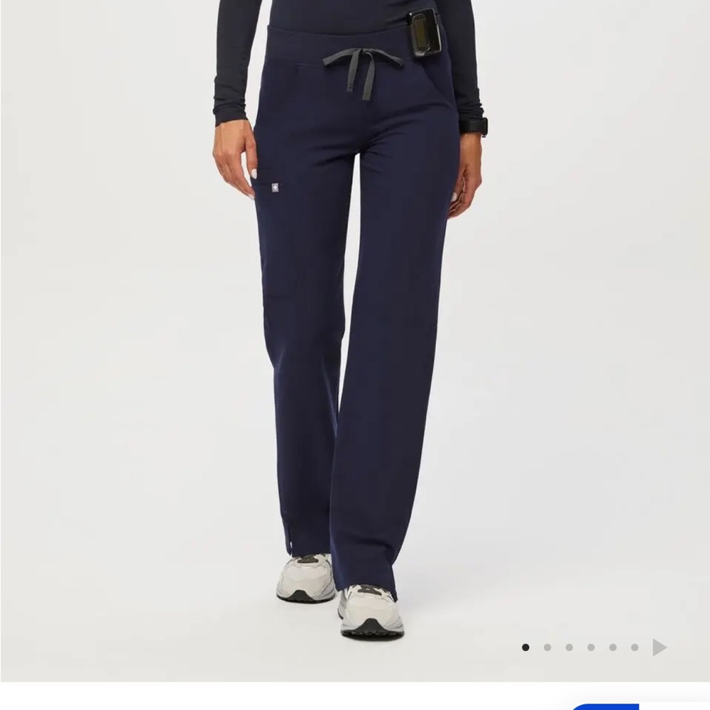 Figs Cade Cargo Navy Scrub Pants